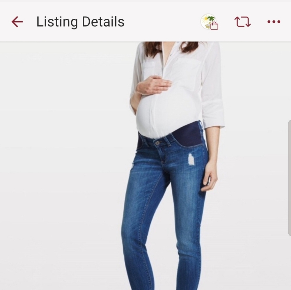 DL1961 Maternity Jeans Emma Power Leggings size 32